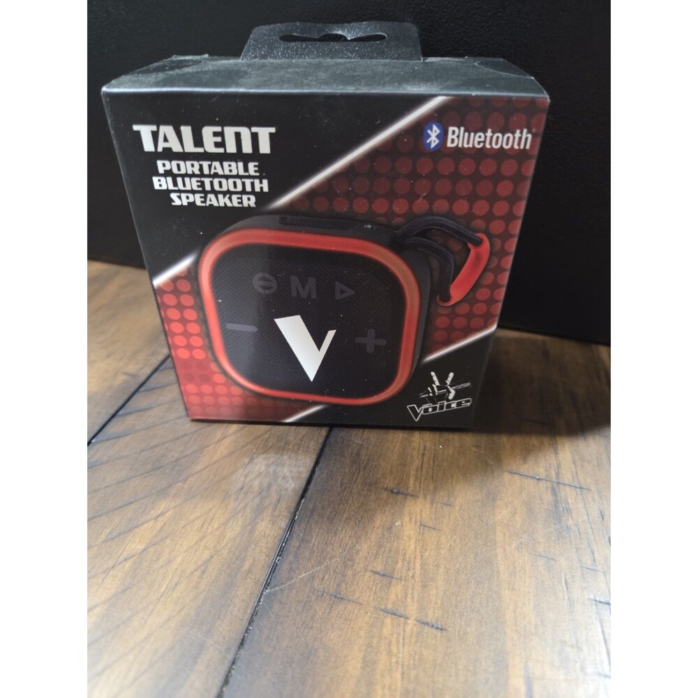 THE VOICE Talent Portable Bluetooth Speaker + FM Radio For Android/iOS Sealed HB
